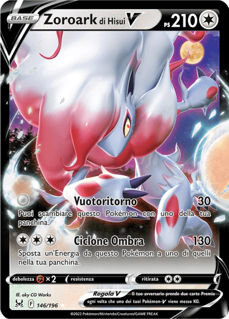 146-196 Zoroark Di Hisui V LOR Origine Perduta ITA NM