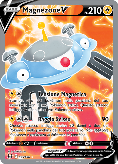 175-196 Magnezone V LOR Origine Perduta ITA NM