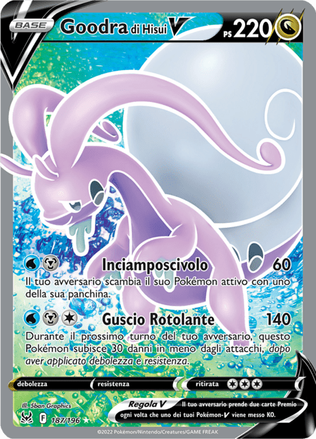 187-196 Goodra di Hisui V LOR Origine Perduta ITA NM