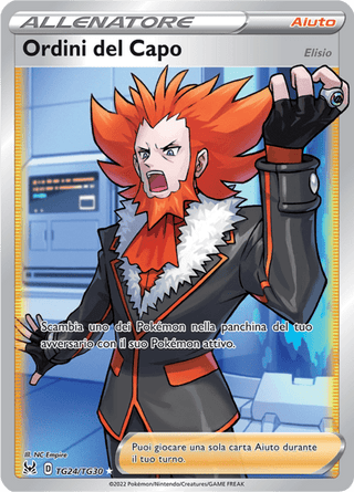 TG24-TG30 Ordini Del Capo Full Art Trainer Gallery LOR Origine Perduta ITA NM