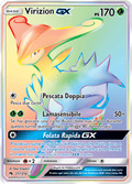 217-214 Virizion GX Rara Segreta LOT Tuoni Perduti ITA EXCELLENT