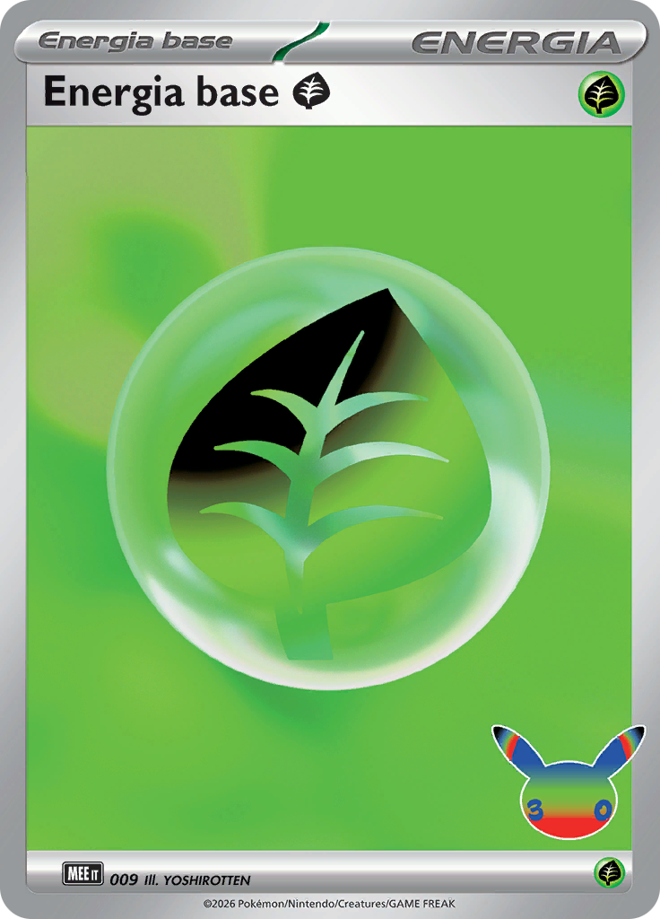 Carta Energia base Erba, 30º Anniversario, in italiano