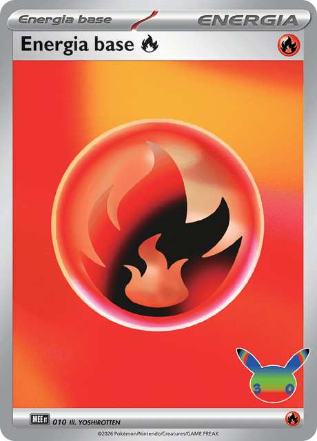 193-128 Energia base Fuoco Holo Futuristica 30C 30º Anniversario ITA NM