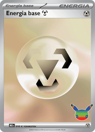 199-128 Energia base Metallo 30C 30º Anniversario ITA NM