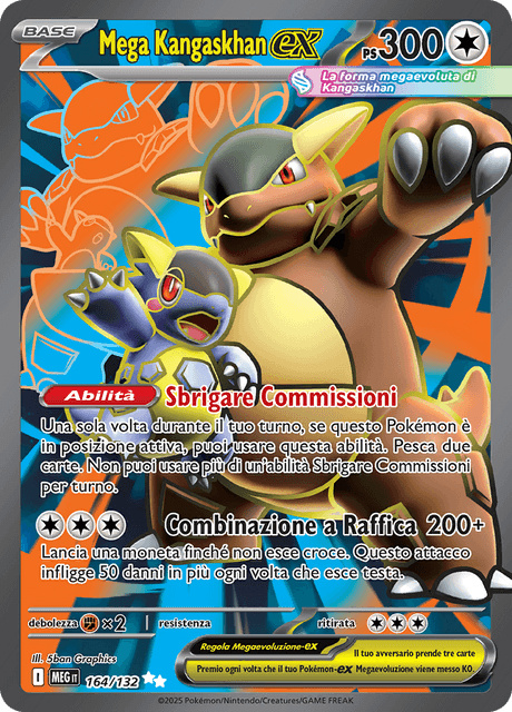 164-132 Mega Kangashkan ex Full Art MEG MegaEvoluzione ITA NM