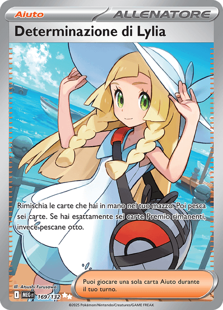 169-132 Determinazione Di Lylia Full Art MEG MegaEvoluzione ITA NM