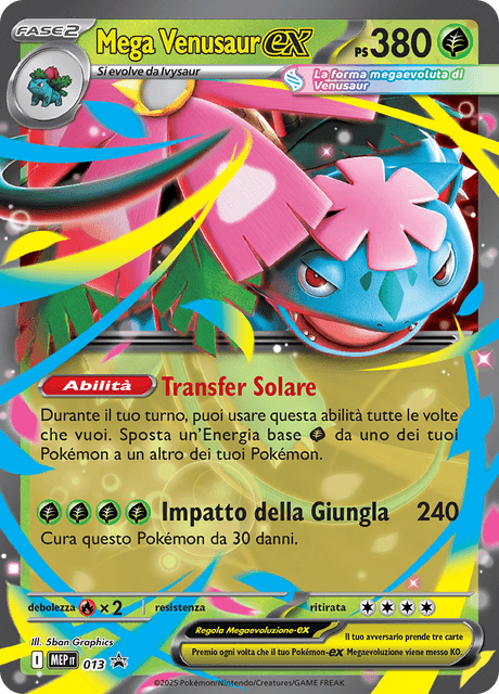 Promo MEP013 Mega Venusaur ex ITA NM