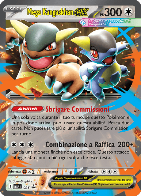 Promo MEP025 Mega Kangaskhan ex ITA NM