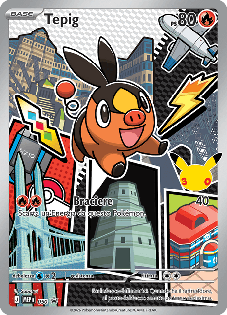 Promo MEP050 Tepig - Primi Compagni ITA NM