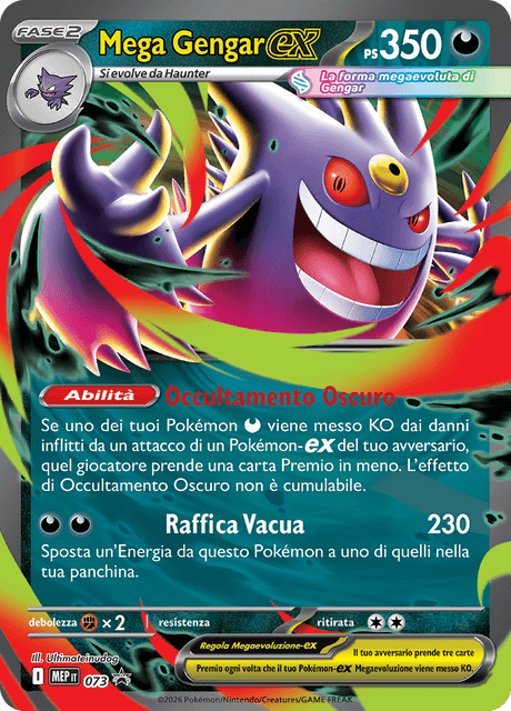 Promo MEP073 Mega Gengar ex ITA NM