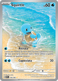 170-165 Squirtle Illustrazione Rara MEW 151  ITA NM