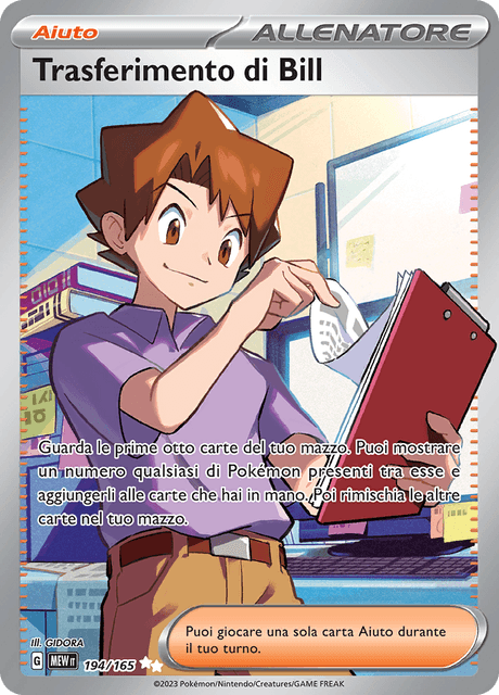 194-165 Trasferimento Di Bill Full Art MEW 151  ITA NM