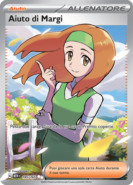 195-165 Aiuto Di Margi Full Art MEW 151  ITA NM