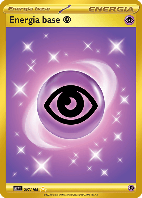 207-165 Energia Psico Gold Rara Segreta MEW 151  ITA NM