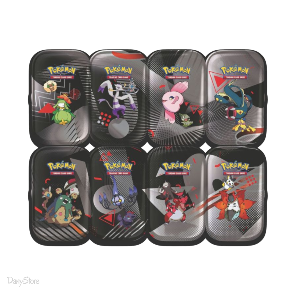 Pokémon Mini Tin Fuoco Bianco e Luce Nera Ita da Collezione - Artwork Random