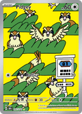 207-197 Pidgey Illustrazione Rara OBF Ossidiana Infuocata ITA NM