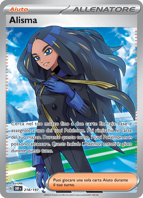 218-197 Alisma Full Art OBF Ossidiana Infuocata  ITA NM