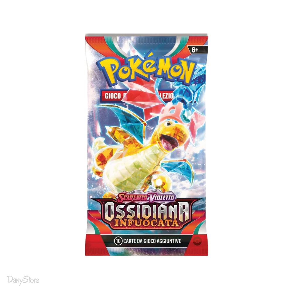 Pokémon Ossidiana Infuocata Busta 10 carte ITA