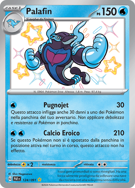 124-091 Palafin Shiny PAF Destino DI Paldea ITA NM