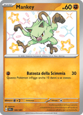 169-091 Mankey Shiny PAF Destino DI Paldea  ITA NM
