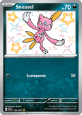182-091 Sneasel Shiny PAF Destino DI Paldea ITA NM