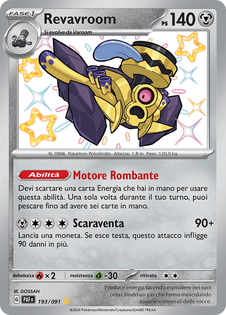 193-091 Revavroom Shiny PAF Destino DI Paldea ITA NM
