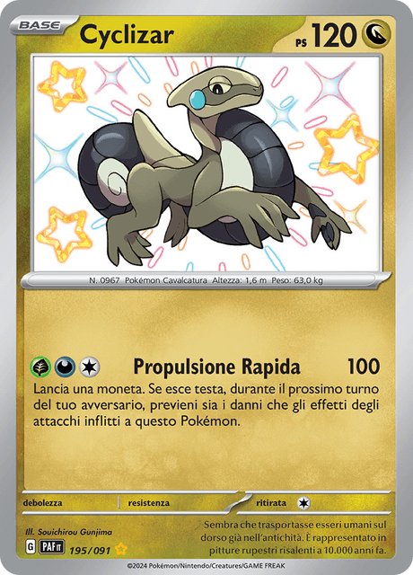 195-091 Cyclizar Shiny PAF Destino DI Paldea ITA NM