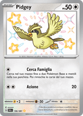 196-091 Pidgey Shiny PAF Destino DI Paldea  ITA NM