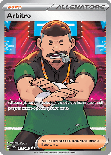 228-091 Arbitro Full Art PAF Destino DI Paldea  ITA NM