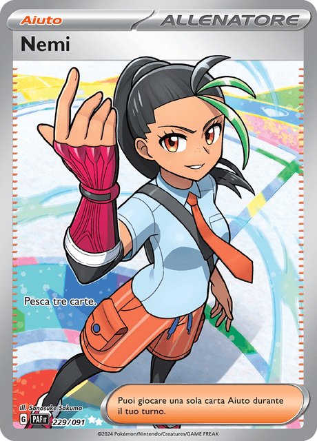229-091 Nemi Full Art PAF Destino DI Paldea  ITA NM