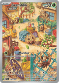 198-193 Bramblin Illustrazione Rara PAL Evoluzioni A Paldea ITA NM