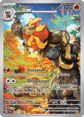 200-193 Pyroar Illustrazione Rara PAL Evoluzioni A Paldea ITA NM