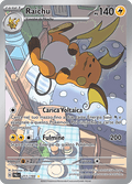 211-193 Raichu Illustrazione Rara PAL Evoluzioni a Paldea ITA NM