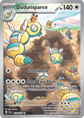 229-193 Dudunsparce Illustrazione Rara PAL Evoluzioni A Paldea ITA NM
