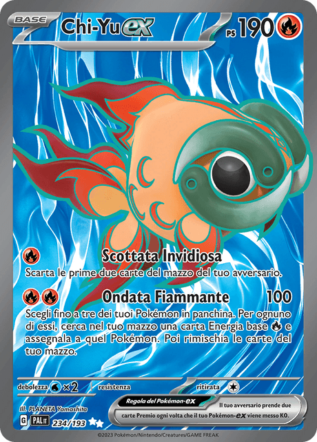 234-193 Chi-yu ex Full Art PAL Evoluzioni A Paldea ITA NM