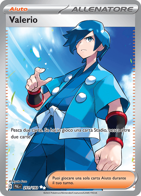 251-193 Valerio Full Art PAL Evoluzioni A Paldea ITA NM