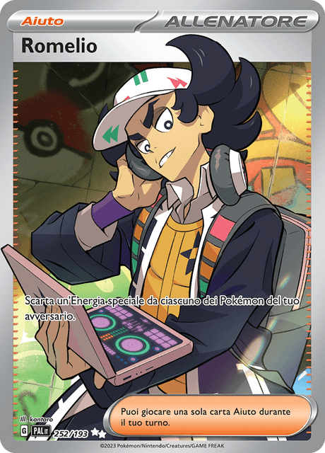252-193 Romelio Full Art PAL Evoluzioni A Paldea ITA NM