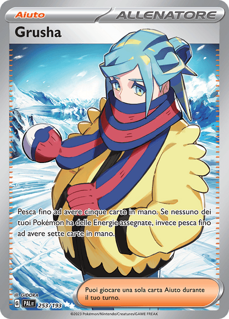 253-193 Grusha Full Art PAL Evoluzioni A Paldea ITA NM
