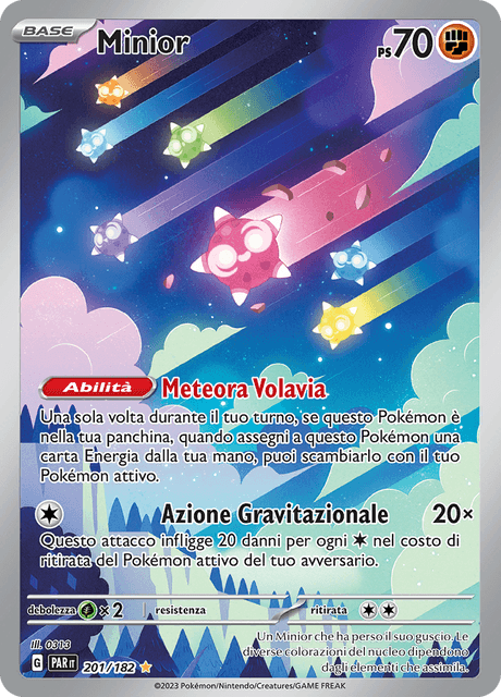 201-182 Minior Illustrazione Rara PAR Paradosso Temporale ITA NM