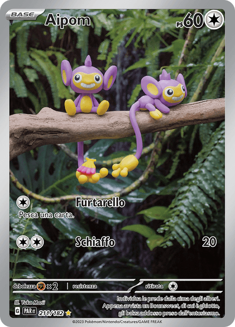 211-182 Aipom PAR Paradosso Temporale ITA NM