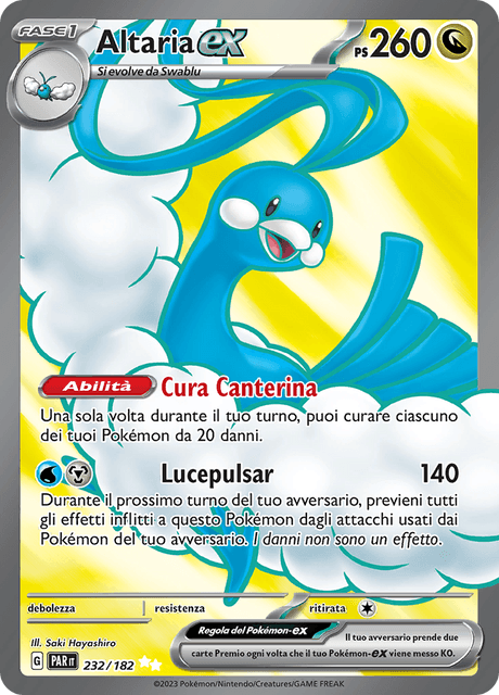 232-182 Altaria ex Full Art PAR Paradosso Temporale ITA NM