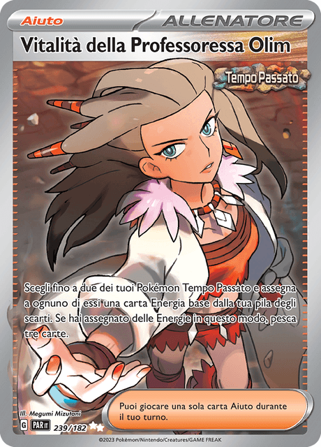 239-182 Vitalità Della Professoressa Olim Full Art PAR Paradosso Temporale ITA NM