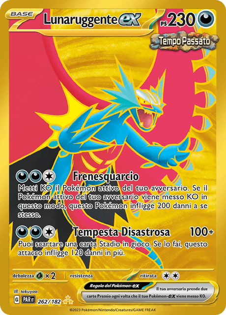 262-182 Lunaruggente ex Gold Rara Segreta PAR Paradosso Temporale ITA NM