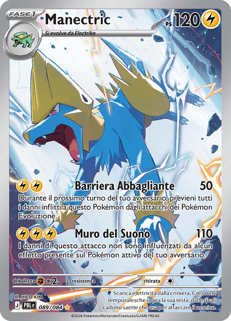 089-086 Manectric PBL Buio Pesto ITA NM