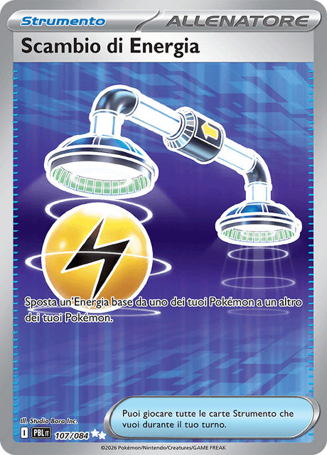 107-086 Scambio di Energia Full Art PBL Buio Pesto ITA NM