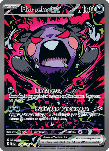117-086 Morpeko ex  Art PBL Buio Pesto ITA NM