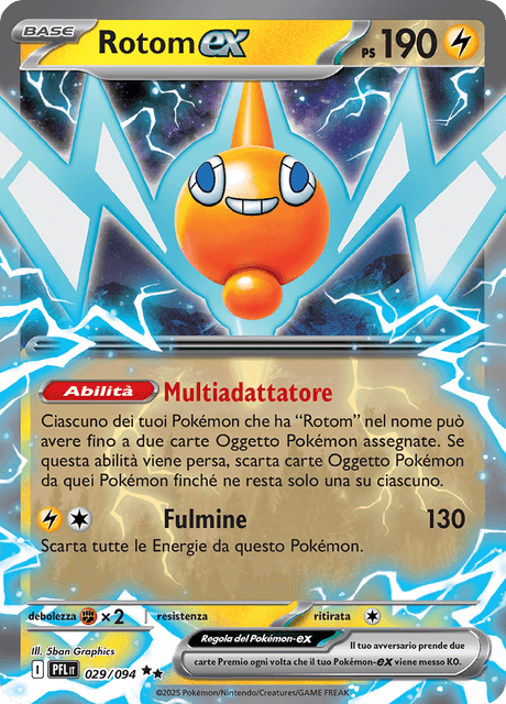029-094 Rotom ex PFL Fiamme Spettrali ITA NM