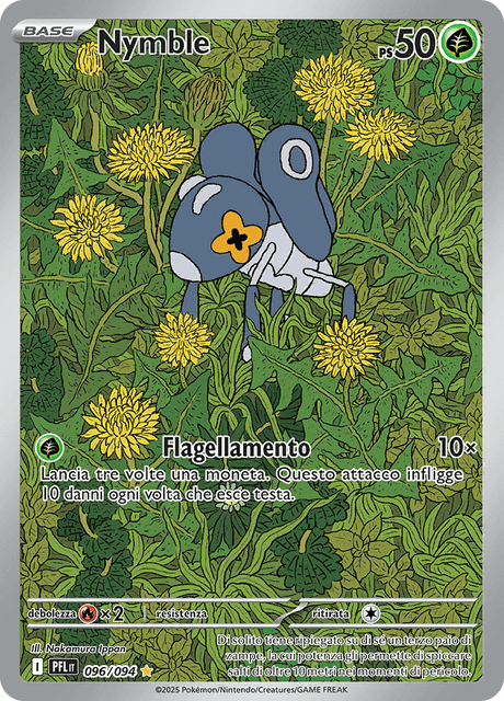 096-094 Nymble Illustrazione Rara PFL Fiamme Spettrali ITA NM