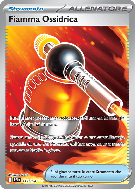 117-094 Fiamma Ossidrica Full Art PFL Fiamme Spettrali ITA NM
