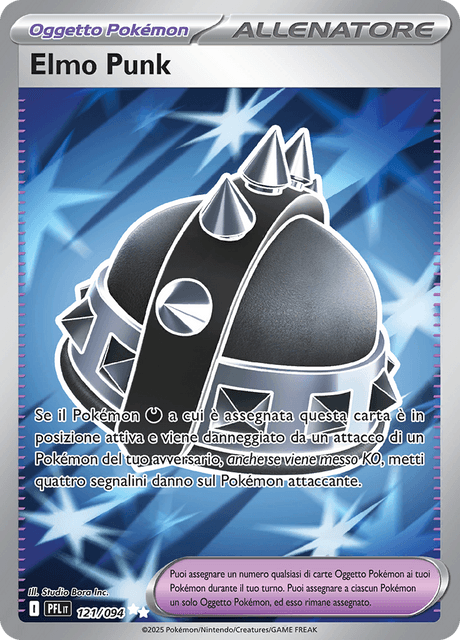 121-094 Elmo Punk Full Art PFL Fiamme Spettrali ITA NM